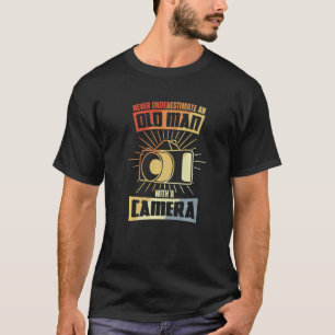 T-shirt Photographe de sexe masculin Photographie Vintage
