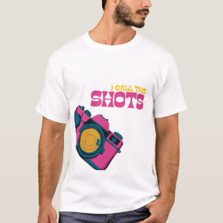 T-shirt Photographe Drôle Je Tire Les Fiches Appareil Phot