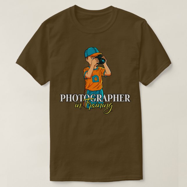 T-shirt Photographe en formation (Design devant)