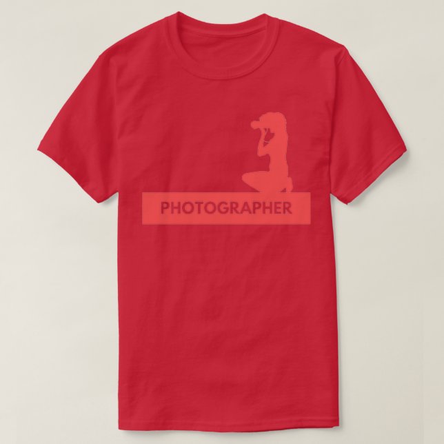T-shirt Photographe Femme (Design devant)