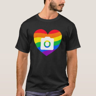 T-shirt Photographe Lover, Cadeau Photographe, Arc-en-ciel