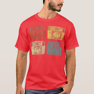 T-shirt Photographe Lover Photographe Vintage Retro Camer