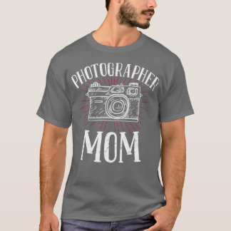 T-shirt Photographe Maman - Caméra de photographie