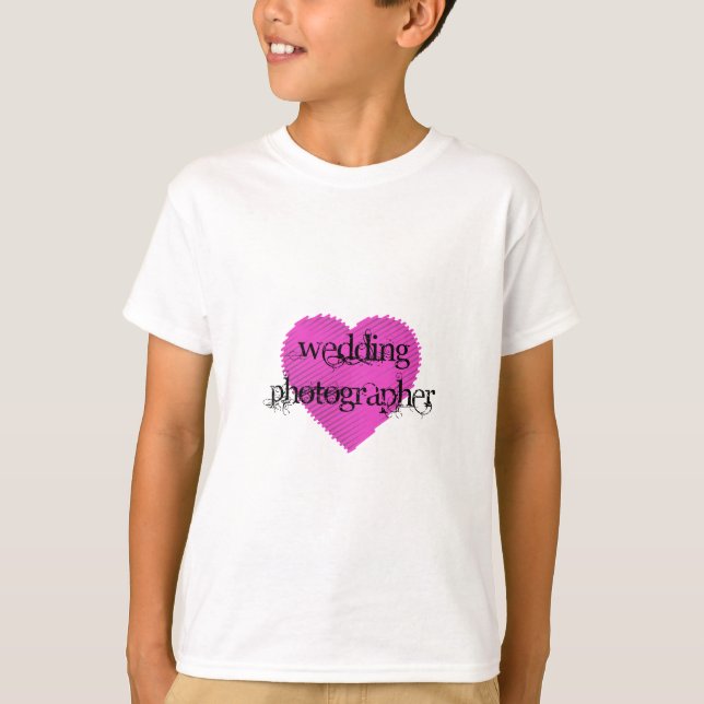 T-shirt Photographe mariage (Devant)