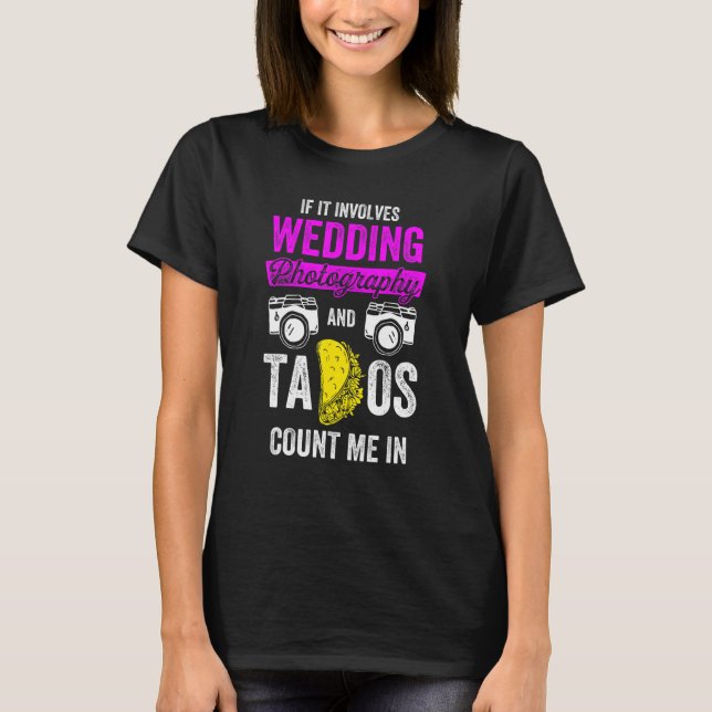 T-shirt Photographe mariage Photographe Personnel Tacos Ph (Devant)