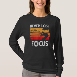 T-shirt Photographe ne perd jamais Focus Photographie Camé