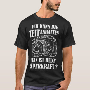 T-shirt photographe photographe appareil photo gadget