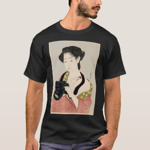 T-shirt Photographe Photographie Caméra Samurai femme