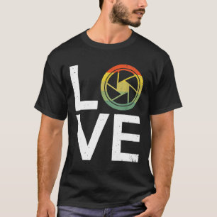 T-shirt Photographie Amour Caméra Pour Photographes MM