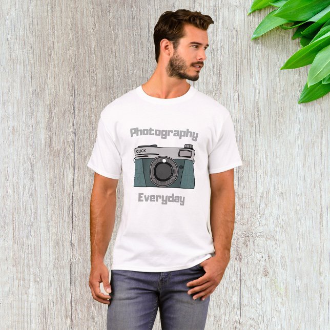 T-shirt Photographie Caméra de tous les jours Photo T-shir (Créateur téléchargé)