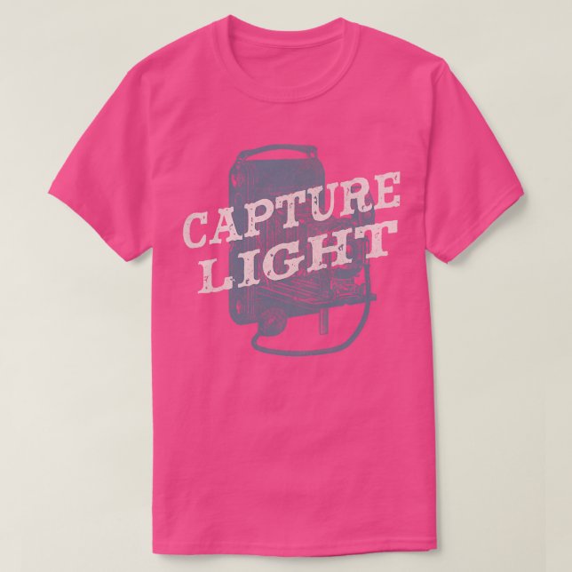 T-shirt Photographie Capture Caméra Vintage (Design devant)