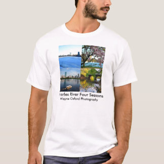 T-shirt Photographie Charles River de Wayne Oxford