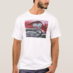 T-shirt Photographie classique de gril de voiture de 1959