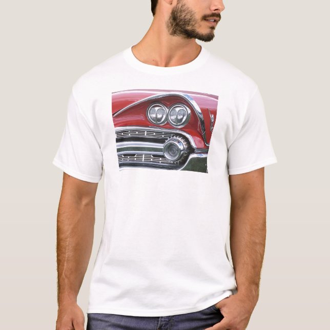 T-shirt Photographie classique de gril de voiture de 1959 (Devant)