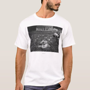 T-shirt Photographie de canneberges de cueillette de jeune