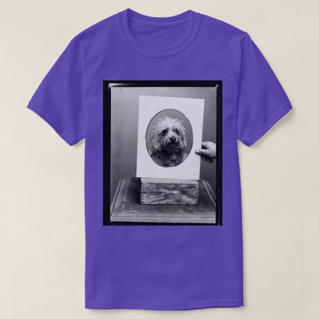 T-shirt Photographie de chien vintage (Design devant)