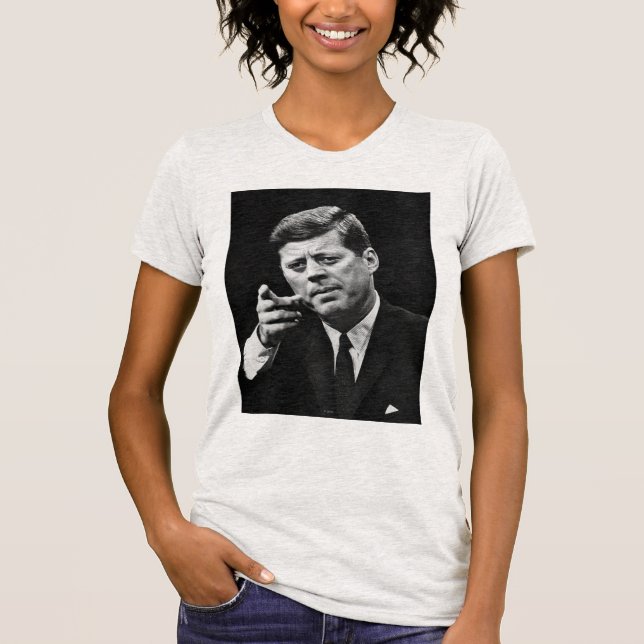 T-shirt Photographie de John F. Kennedy 3 (Devant)