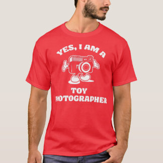 T-shirt Photographie de jouets Photographe miniature Camér