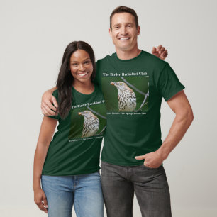 T-shirt Photographie de la nature Moqueur roux Ornithologu
