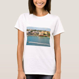 T-shirt Photographie de Nassau Bahamas, Bateau, Grenouille