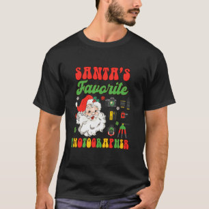 T-shirt Photographie de Noël Noël Photographie préférée de