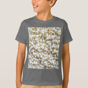 T-shirt Photographie de Popcorn Texture