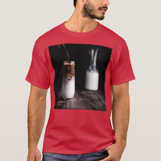 T-shirt Photographie en latte glacé