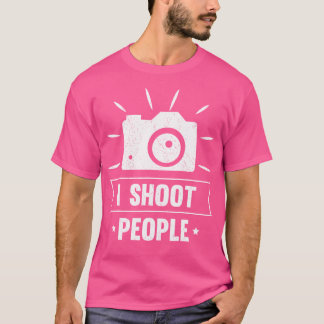 T-shirt Photographie Je Prends Des Gens Photo Photographe