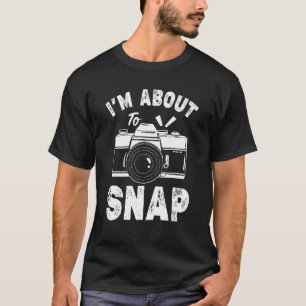 T-shirt Photographie Pour Hommes Femmes Photographe Caméra