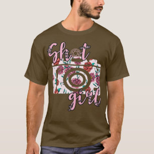 T-shirt Photographie prise fillette photographe Caméra tir