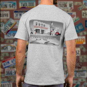 T-shirt Photographie rouge de Winslow Arizona