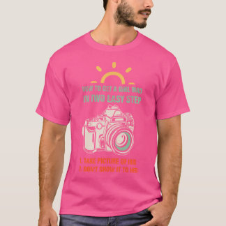 T-shirt Photographie Vintage - Cadeau pour Photographe