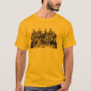 T-shirt Photographie vintage d'équipe de baseball