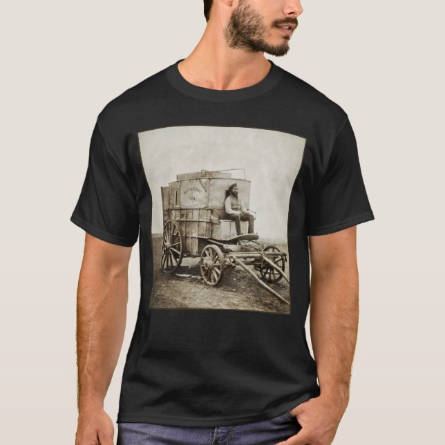 T-shirt Photographie Wagon de Roger Fenton Photo Réalisme (Devant)