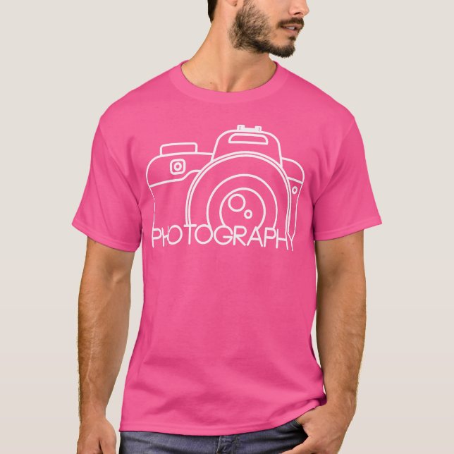 T-shirt Photography 	 Cool Camera Photographer Gift Tee (Devant)