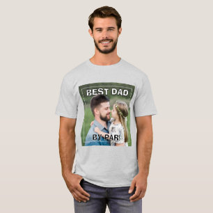 T-shirt PhotoPop Meilleur Papa Par Personnalisé Année Phot