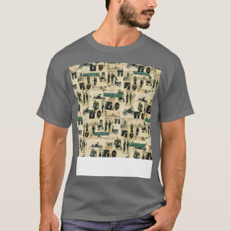 T-shirt Photos vintages Collage du 19e siècle