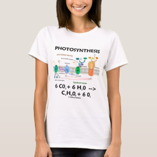 T-shirt Photosynthèse (anhydride carbonique + L'eau)