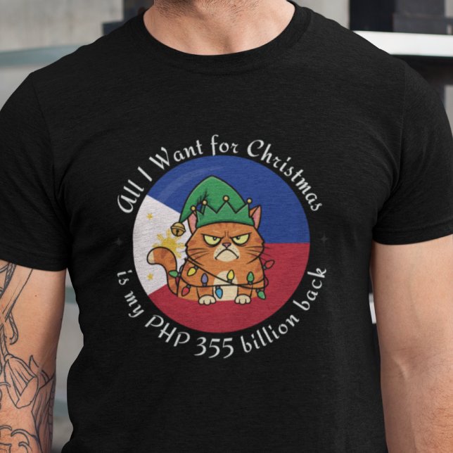 T-shirt PHP 355 Milliards Noël Philippines Corruption (Créateur téléchargé)