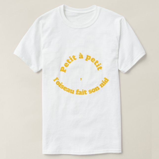 T-shirt Phrase française célèbre (Design devant)