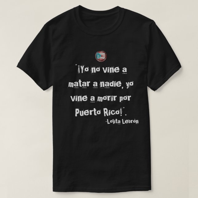 T-Shirt Phrases Portoricains (Design devant)