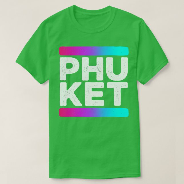 T-shirt Phuket Thaïlande (Design devant)