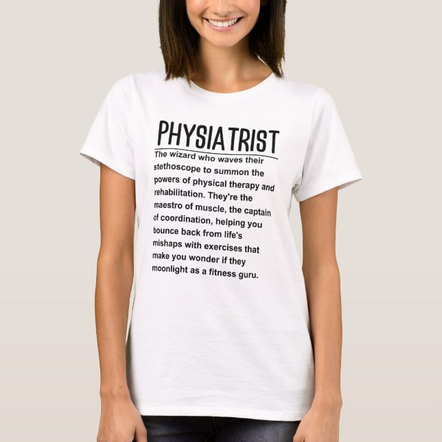 T-shirt Physiatre (Devant)