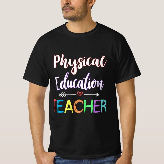 T-shirt Physical Education Teacher School PE Teacher Fitne (Devant)