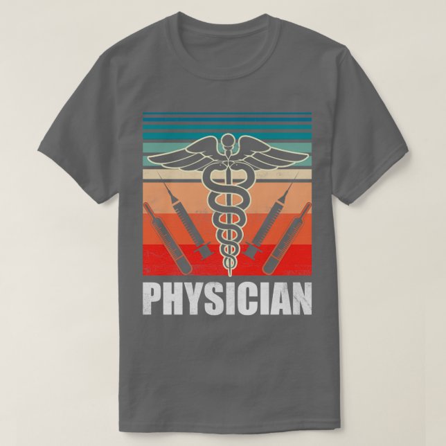 T-shirt Physician MD Student Medical Practitioner Doctor (Design devant)