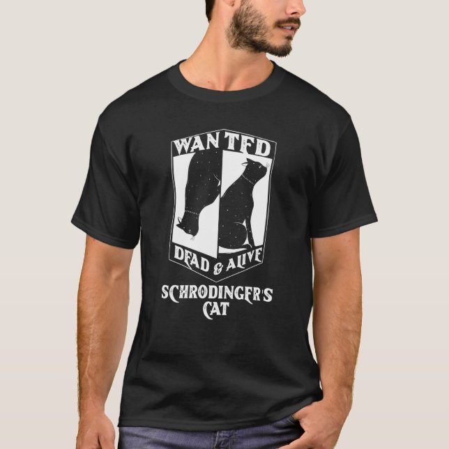 T-shirt Physicien en mécanique quantique Idée Chat de Schr (Devant)