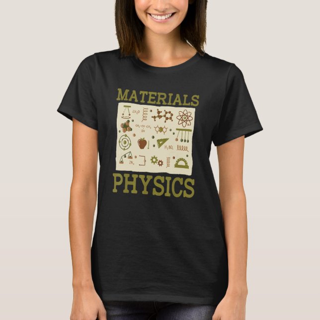 T-shirt Physicien étudiant en sciences Physique appliquée  (Devant)