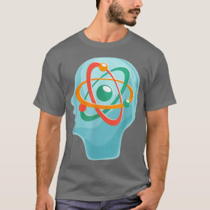 T-shirt Physicien Science Atom Electrons Scientifique Quan