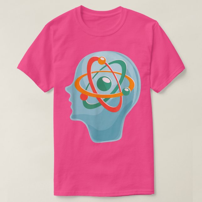 T-shirt Physicien Science Atom Electrons Scientifique Quan (Design devant)