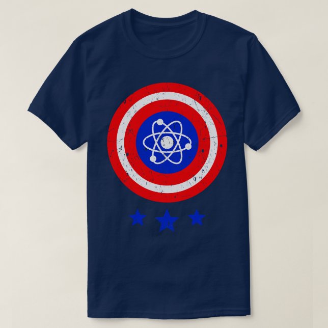 T-shirt Physicien scientifique Physique Geek Atom (Design devant)